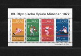 GERMANIA 1972J.O. MUNCHEN COLITA NESTAMPILATA