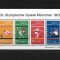 GERMANIA 1972 OLIMPIADA , J.O. MUNCHEN COLITA NESTAMPILATA