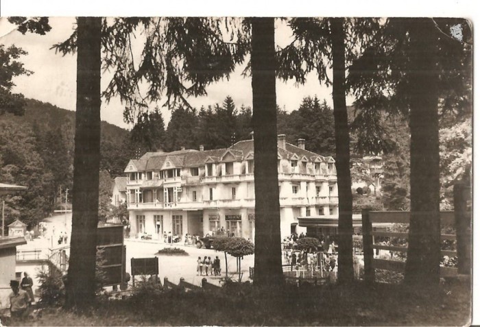 CPI (B4523) SOVATA. CASA DE ODIHNA A MINISTERULUI SANATATII, CIRCULATA, 18.7.1958, STAMPILA, TIMBRU