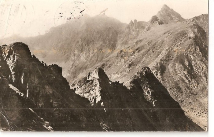 CPI (B4521) MUNTII FAGARAS. SEAUA PODRAGUL, EDITURA MERIDIANE, CIRCULATA, 7.8.1968, STAMPILA, TIMBRU