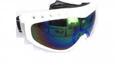 Ochelarii Moto / Ski / Snowboard iarna unisex rama alba foto