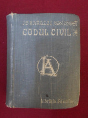 Ioan C. Barozzi - Codicele civil roman - 218155 foto