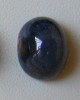Safir Natural Albastru Brut Netratat 13.10ct, Piatra pretioasa mare, Oval Caboson 13.6mm, Bijuterie de colectie