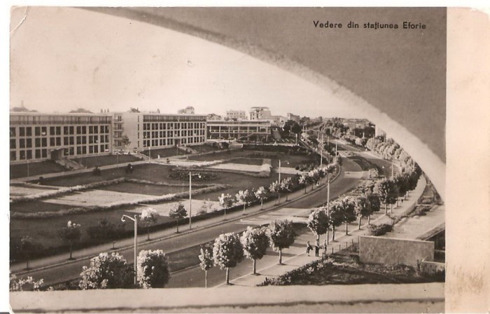 CPI (B4587) EFORIE. VEDERE DIN STATIUNE, EDITURA MERIDIANE, CIRCULATA, 3.8.1951, STAMPILE, TIMBRU, RPR