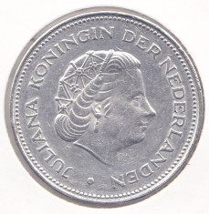 Moneda Olanda 10 Gulden 1970 - KM#195 XF++/aUNC (comemorativa - argint 0,720 - 25 grame) foto