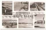 CPI (B4598) LITORALUL MARII NEGRE. MOZAIC, 1 - VASILE ROAITA, 2 - CONSTANTA, 3 - MAMAIA, 4 - EFORIE, 5 - AGIGEA, 6 - TECHIRGHIOL, CIRCULATA, 21.7.1959, Fotografie