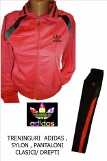 TRENINGURI DAMA ADIDAS , MODEL CLASIC , MATERIAL SYLON- LIVRARE GRATUITA foto