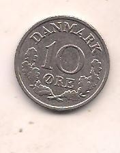 No(3) moneda-DANEMARCA - 10 Ore 1965 foto