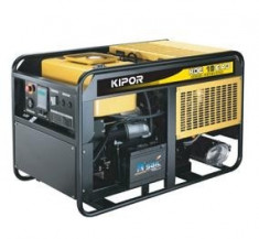 Generator de curent diesel Kipor KDE19EA3 16,25kVA - cadru deschis foto