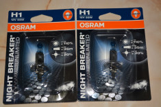 BEC OSRAM H1 NIGHT BREAKER UNLIMITED PRET PER SET 65 foto