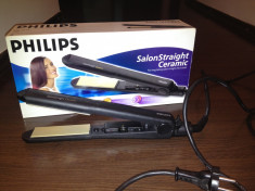 Placa intins Philips Salon Straight Ceramic HP 4642/00, folosita o singura data foto