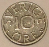 G7. SUEDIA 10 ORE 1985, 1.45 g., Copper-Nickel, 14.54 mm, Carl XVI Gustaf **, Europa
