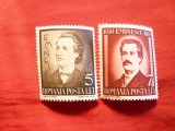 Serie Mihai Eminescu -La 50 Ani de la moarte 1939 Romania , 2 val.