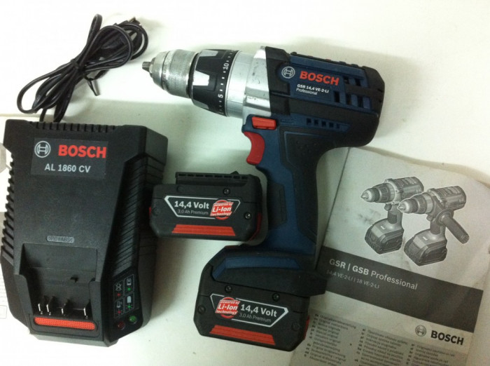 Autofiletanta Marca BOSCH GSR 14,4 VE-2-LI Fabricatie 2012