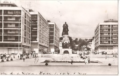 CPI (B4577) IASI. VEDERE DIN PIATA UNIRII, EDITURA MERIDIANE, CIRCULATA, 6.7.1965, STAMPILA, RPR foto