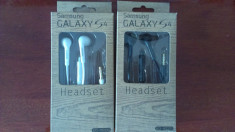 CASTI HANDSFREE SAMSUNG GALAXY S4 S3 HS3303WE STEREO NOI ORIGINALE SIGILATE foto