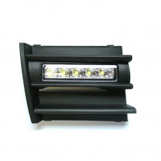 Lumini de zi Skoda Octavia 2 2004-2009 in grila , Grile Octavia 2 04-09 cu LED DRL foto