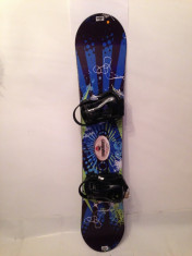 PLACA SNOWBOARD STUF 138 CM + LEG SALOMON SPEEDFYT foto