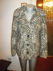 Palton/blanita dama animal print Zara Basic -marimea S foto