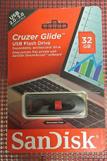 Stick USB SanDisk Cruzer Glide 32GB (USB 2.0/3.0) foto