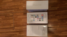 Apple iPhone 5S 64GB Silver Alb Sigilat Nou in Cutie -Cutia Sigilata- Liber Retea - foto