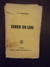 OAMENI DIN LUNA - MIHAIL SADOVEANU 1923 foto