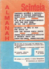 ALMANAH SCANTEIA 1988 foto