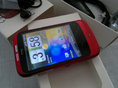 HTC WILDFIRE RED fullbox impecabil foto