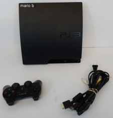 PS3 slim 250 Gb MODAT Play station 3 MODATA Gta 5, Fifa 15, WWe 2K15, Minecraft foto