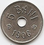 Romania 5 bani 1906 (litera J) KM-31 (7) foto