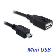 Cablu mini USB, Cablu OTG Microusb, Pentru Tablete si Smartphone NOU!! foto