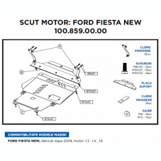 Scut motor metalic Ford Fiesta 2008 -&amp;gt; foto