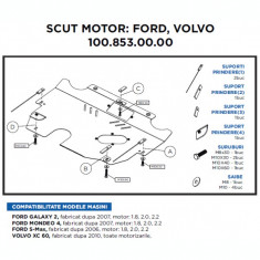 Scut motor metal Ford Galaxy 2 Mondeo 4 S-MAX XC60 foto