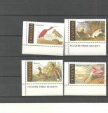 TANZANIA 1986 - PASARI ACVATICE, serie nestampilata, B27