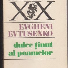 DULCE TINUT AL POAMELOR DE EVGHENI EVTUSENKO,EDITURA UNIVERS 1989,COLECTIA ROMANUL SECOLULUI XX