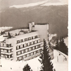 CPI (B4608) SINAIA. HOTELUL TURISTIC "COTA 1400", EDITURA MERIDIANE, CIRCULATA, 18.8.1964, STAMPILA