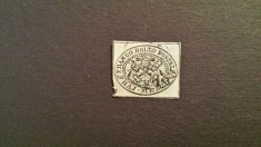 Italia statul papal 1852 nedantelat val. de 1/2 BAJ