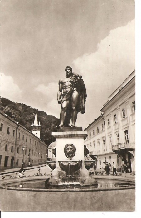 CPI (B4603) BAILE HERCULANE. STATUIA LUI HERCULE, EDITURA MERIDIANE, CIRCULATA, 4.8.1970, STAMPILE, TIMBRU