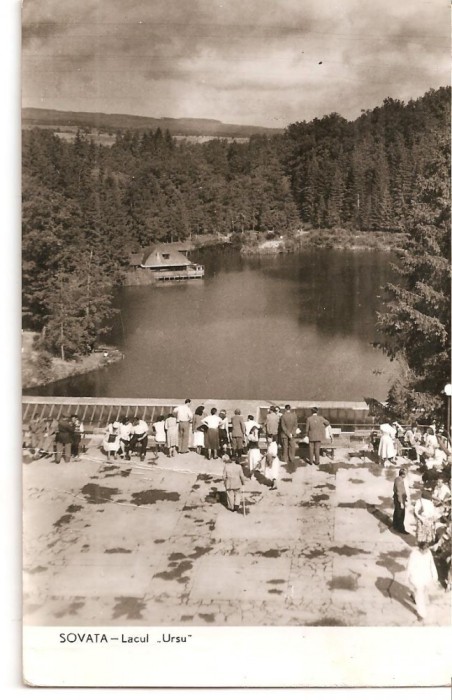 CPI (B4661) SOVATA, LACUL URSU, EDITURA MERIDIANECIRCULATA, 6.4.1962, STAMPILE