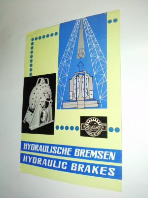 Pliant / brosura Hidromecanica Brasov - Frane hidraulice, anii &amp;#039;60 foto