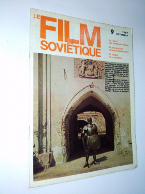 Revista LE FILM SOVIETIQUE / Septembrie - 1967( in limba franceza) foto