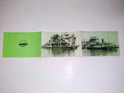 Pliant prezentare Utilaj pentru dragare nepropulsat, pentru lacuri si rauri, anii &amp;#039;60 foto