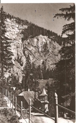 CPI (B4640) LACUL ROSU. VEDERE SPRE SUHARD, EDITURA MERIDIANE, CIRCULATA, 20.8.1969, STAMPILE, TIMBRU, RPR foto