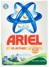 Detergent manual 450g. Ariel 3D Actives Mountain Spring foto