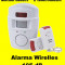 Sistem ALARMA wireless cu 2 Telecomenzi+ senzor miscare pentru casa apartament garaj boxa magazin