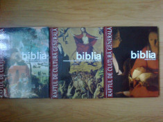 k0 Biblia (3 volume)- Personaje si evenimente: de la Creatie la judecatori, Personaje si evenimente: de la regi la profeti, Viata lui Iisus foto