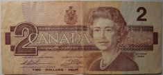 Bancnota - Canada - 2 Dollars 1986 foto