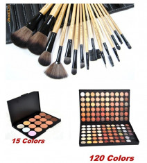 Farduri 120 culori + 15 Pensule Makeup Bobbi Brown + Trusa corectoare foto