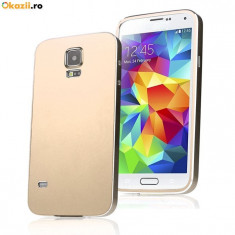 Carcasa protectie spate + laterale din aluminiu + folie ecran Samsung Galaxy S5 i9600 + expediere gratuita foto