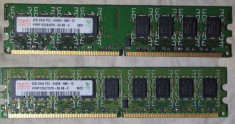 4 GB DDr2 2*2GB DDR2 800 Mhz 1 Hynix PC6400 Quimoda 2* P/N HYMP125U64CP8-S6 AB-C foto